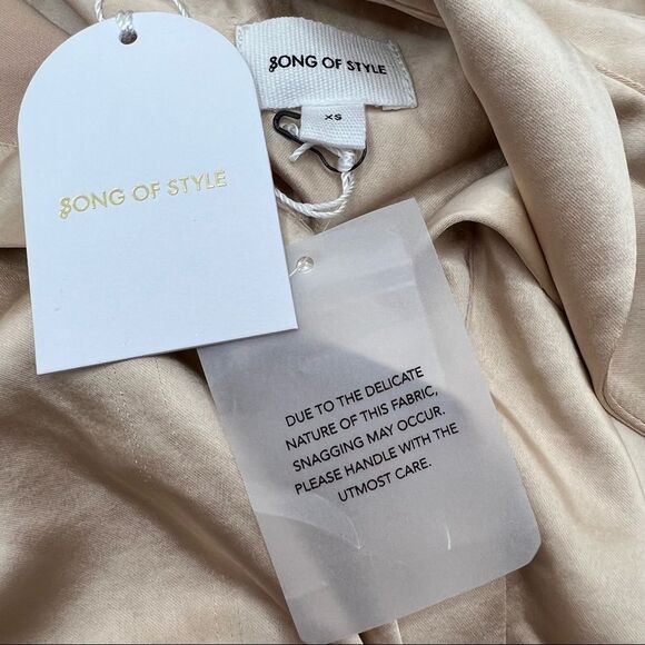 Song of Style • Marta Dress in Champagne - Picture 8 of 8